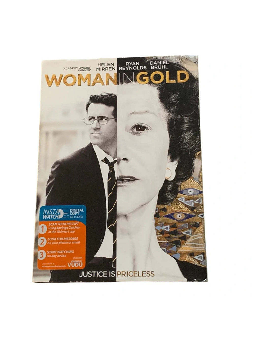 Woman in Gold DVD 2015 Widescreen w/ Slipcover Helen Mirren Ryan Reynolds